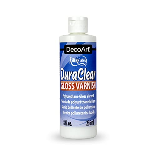 Decoart DuraClear Varnish, Gloss DS19-9, 8 fl oz Bottle