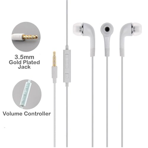 Image of Earphones for Samsung Galaxy s ||| Mini Value, Samsung Galaxy S ||| Next, Samsung Galaxy S 4G T959, Samsung Galaxy S Advance Wired Headphones (YR18, White)
