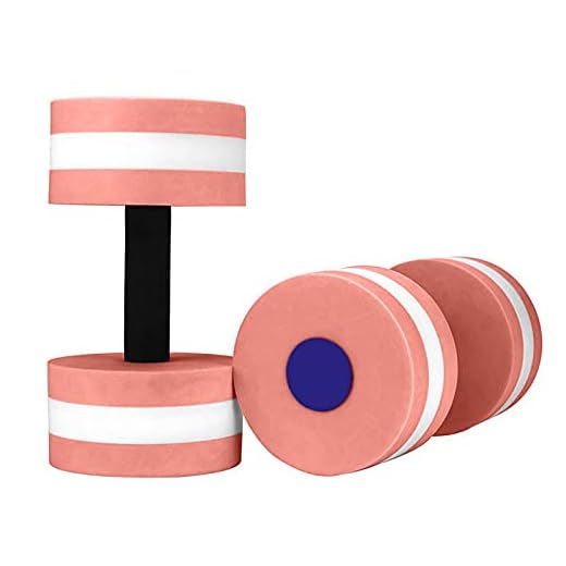 1 Pair Aquatic Dumbbell Water Aerobic Exercise Foam Heavy Resistance Barbells Swim Bar Aqua Fitness Barbell Low Resistance Water Weights Equipment for Pool Exercise Body Sculpt Set (Orange)