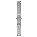 Shangshi 22mm 23mm Titanium Band，Titanium Solid Watch Band for Mens Women (22mm silver)