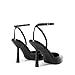 DREAM PAIRS High Heels for Women Closed Pointed Toe Dress Shoes for Women Ankle Strap Stiletto Heel Party Wedding Sexy Pump Shoes,Size 9,Black-Pu,SDPU2496W