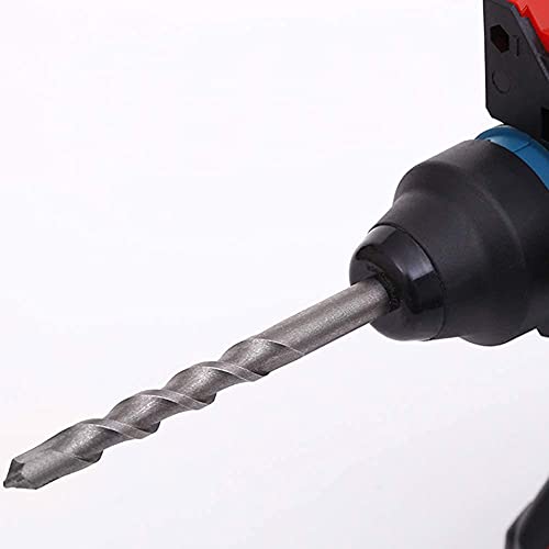 DZX Akku-Bohrschrauber, Rotations-Schlagbohrer 18-V-Akku-Abbruchhammer mit 2 Lithium-1200-U/min-Akku-Bohrmaschinen 3-in… – Bild 8