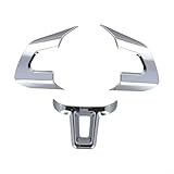 Stable et fiable : fabriqué à partir de matériau ABS chromé, l'autocollant de volant présente des caractéristiques stables et offre une haute fiabilité et une performance durable.