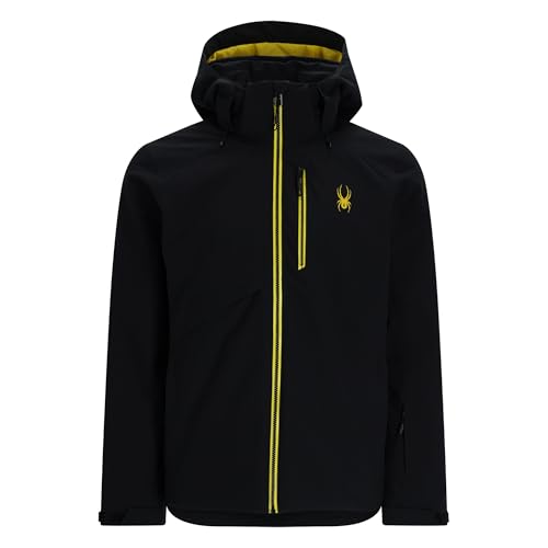 Spyder Chaqueta de esquí con aislamiento Tripoint para hombre, Negro -, XX-Large