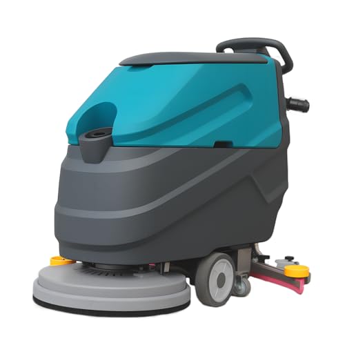 KARHDIR Walk-behind Floor Scrubber Machine, 22" Cleaning Width, 31.5" Suction