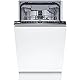 Bosch SPV2HMX42E, Serie 2, Smarter Geschirrspüler Vollintegriert, 45 cm breit, Besteckschublade, extra Trocknung auf Knopfdruck, höhenverstellbarer Oberkorb, leiser und effizienter Motor, mit aquaStop
