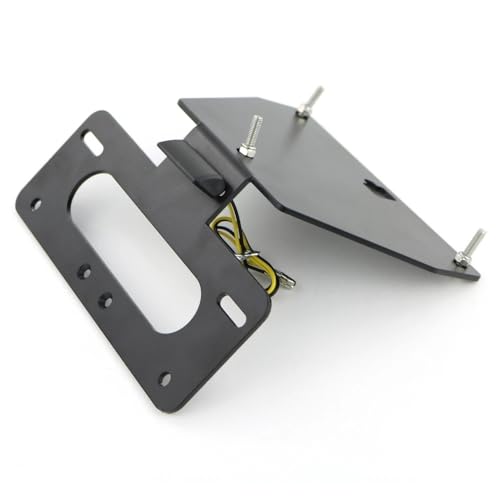 Support plaque d'immatriculation moto pour remplacer la bavette arrière d'origine