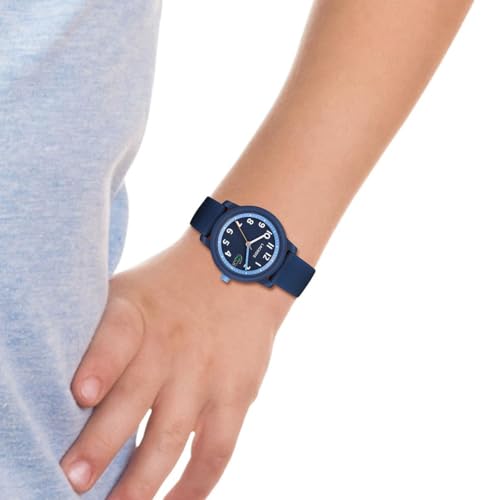 Lacoste Analog Quarzuhr für Kinder Kollektion LACOSTE.12.12 Kids mit Marinblaues Silikonarmband - 2030043