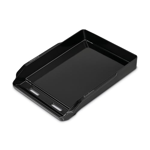 Enders Plancha Uniq Pro Gusseisen Plancha-Grillplatte integrierte Fettrinne hoher Rand Seitengriffe Grill-Zubehör BBQ Plancha Gasgrill B43 x T48 x H7 cm #7798