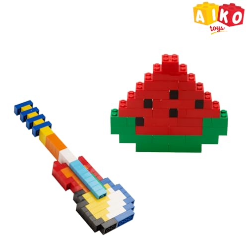Image of AIKO | Box of Blocks 250 | Premium ABS Building Blocks for Kids 4+ | Construction Toy | STEM Gift Set, Multi-Color Bricks