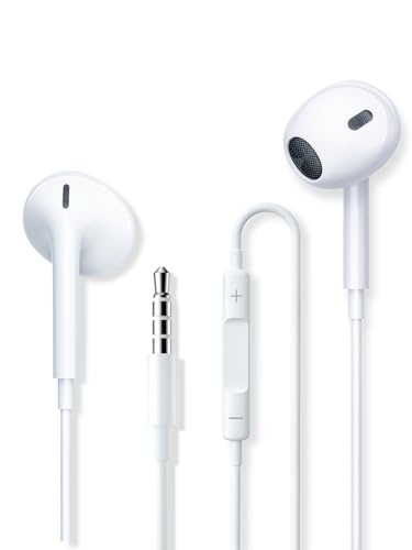 Earphones In-Ear Headphones Wired Earbuds with Microphone 3.5mm Jack Headphones Compatible With apples iphones ipads MP3 MP4 Earphones In-Ear Headphones Wired Earbuds with Microphone 3.5mm Jack Headphones Compatible With apples iphones ipads MP3 MP4