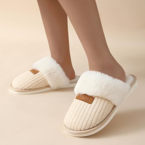Image of DRUNKEN Slippers For Women Winter Sandals Casual Flats Home Footwear Man Girls Sliders Flip Flops Chappals Ladies Clogs Sleeper Slides Stylish Ortho Soft