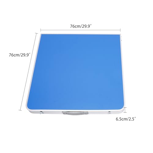 Tischtennisplatte Klappbar, Klein Ping Pong Tisch Indoor Outdoor Tischtennistisch Freizeit Tischtennisplatte mit 3 Bälle und 2 Schläger, 152 x 76 x 76cm – Bild 7