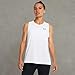 Under Armour Womens Tech Tank Top, (100) White / / Black, Large