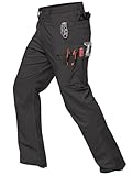 MANSDOUR Men's Stretch Work Pants Waterproof Ripstop Flex Cargo Pants Lightweight Construction Workwear Utility Pants Regular Fit EDC Outdoor Hiking Military Tactical Pants Black