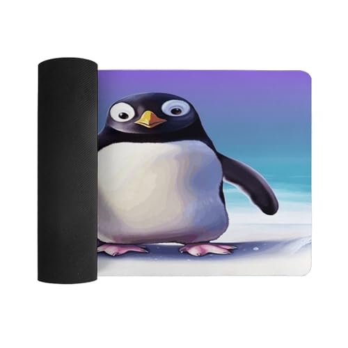 Cute Penguin4 Desk Mat Non-Slip Large Mouse Pad miniatura 3