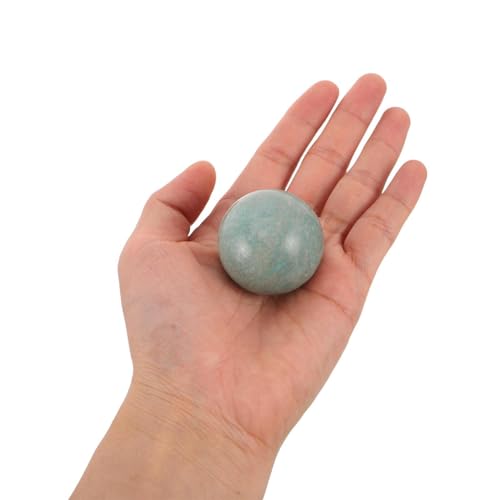 Bola de cristal de amazonita natural TOYANDONA de 4 cm para feng shui 5