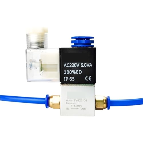 Électrovanne pneumatique 2V025-06 pour stopper les fuites air comprimé 1/8 - 6