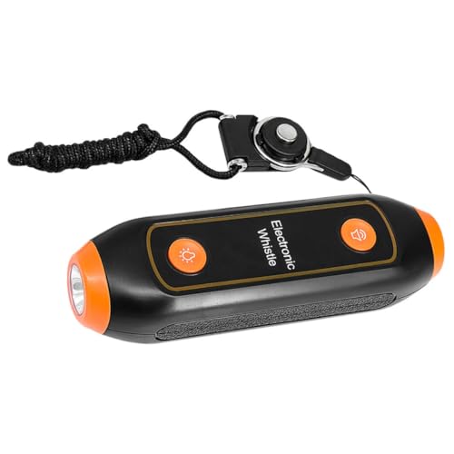 Sifflet électronique puissant avec lampe de poche LED intégrée pour entraîneur