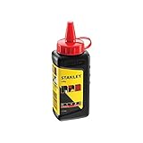 STANLEY 1-47-804 Flacone Polvere per Tracciare, 225 g, Rosso