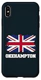 Gran regalo de Union Jack para hombres, mujeres, niños o niñas que viven en Okehampton o aman viajar a Okehampton para sus vacaciones de verano o vacaciones familiares. Diseño inglés de Okehampton para entusiastas de Inglaterra, Reino Unido, Gran Bretaña.