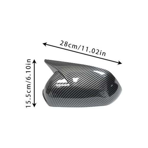 Coque rétroviseur extérieur noir brillant pour Octavia MK2 A5 2004-2008 - 3