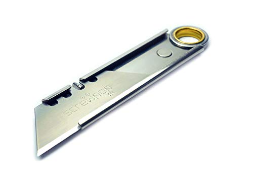 Screwpop Ron's Keychain Utility Knife 3.0 Stainless Steel Multi-Tool Bottle Opener