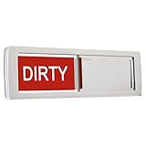Dishwasher Magnet Clean Dirty Sign [Upgraded Metal Design] 2019 New Decorative Dishwasheer Indicator Slider Reminder with Sticky Tab Adhesion, Sliding Signs Cool Kitchen Gadgets