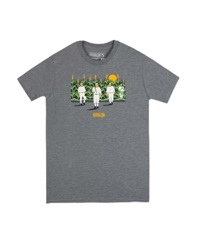 Baseballism Field of Dreams This Field T-Shirt (US, Alpha, X-Large, Regular, Regular) Grey