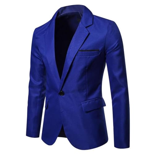 Men's Four Seasons Solid Color Suit Jacket Business Casual Single-Breasted Wedding Blazer2