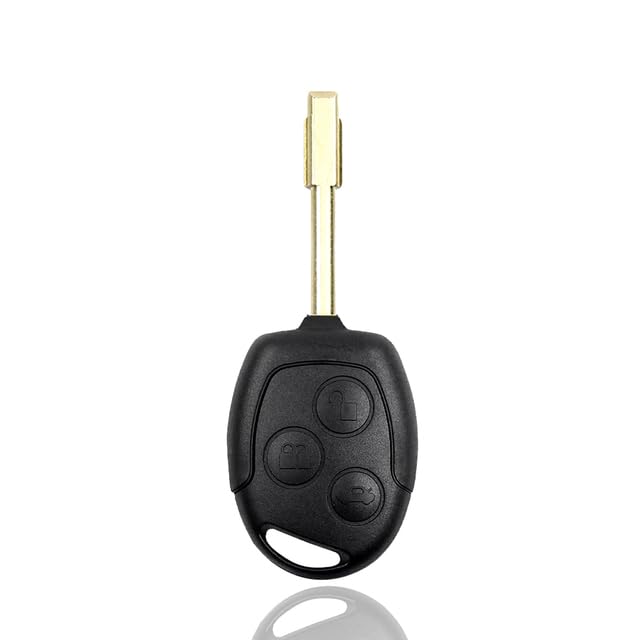 Cars - Okey Remote Car Key Shell Replacement Case Fob Cove fords Focuss Mondeos Festiva Fusions Suit Fiestas KA With FO21 HU101 Blade (FO21 Blade)