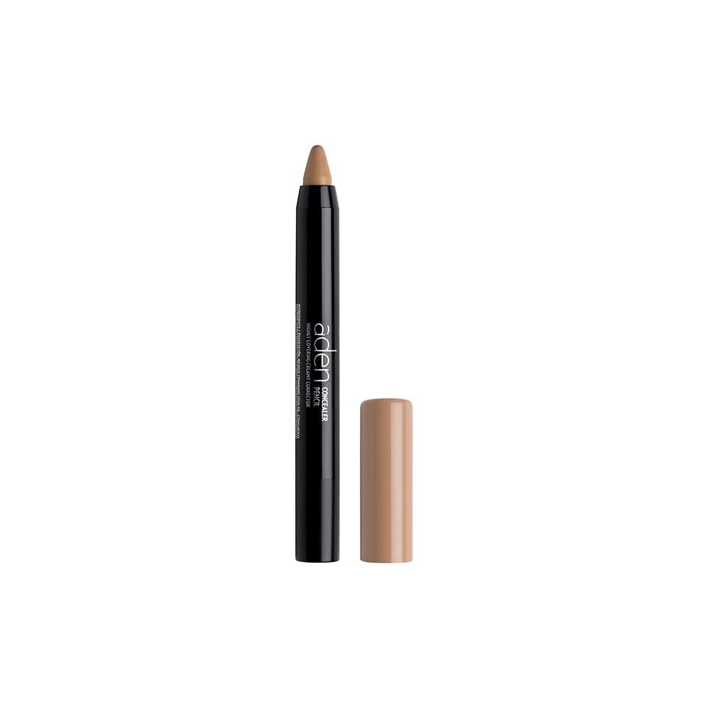 aden - Automatic Concealer Pencil -Smudge Proof, Long-Lasting & Highly Covering Creamy Corrector With Easy Application - Made in Spain (03 Almond)