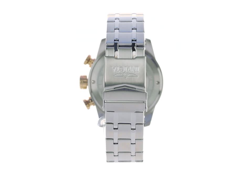 Invicta Aviator 21739 Orologio da Uomo - Impermeabile - Analogico - Movimento Quarzo - acciaio inossidabile con quadrante nero - 48mm