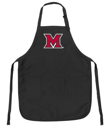 Broad Bay Miami University Aprons Miami RedHawks w/Pockets Grilling Gift Him Her Men