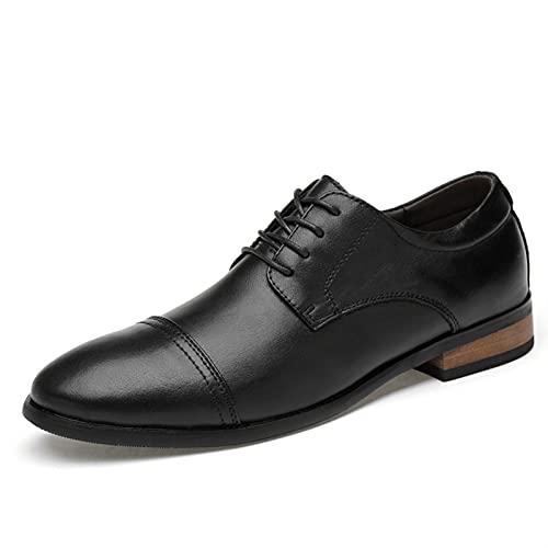 Chaussures Oxford hommes bout rond idéales pour le bureau et les mariages