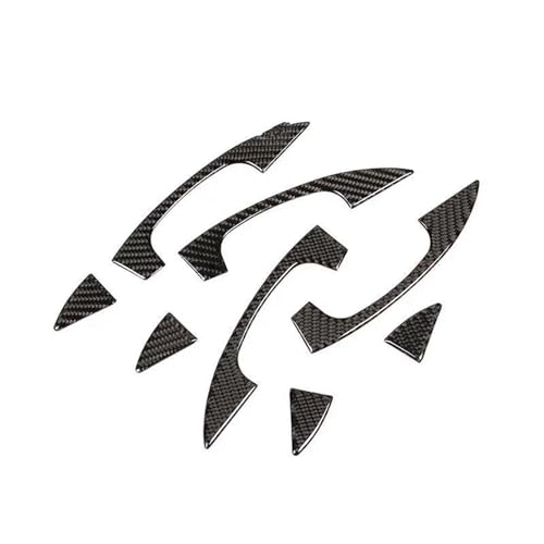 Cache serrure porte gauche pour VW Touareg 2011-2018 garniture carbone