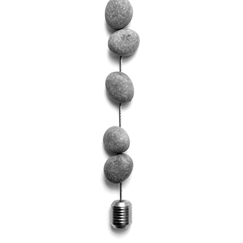 Magnetische Fotoleine Dots mit Schlaufe, Stahlgewicht, 8 Dot Magneten