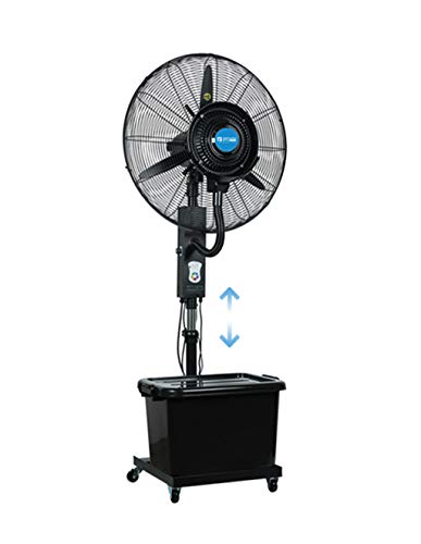 Standventilator Höhenverstellbarer 3-Gang-Oszillationsventilator, Industrieventilatoren mit großer Kühlung Cover