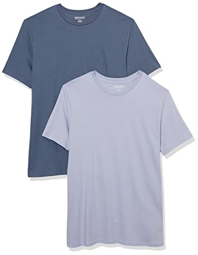 Image of Amazon Essentials Men's Slim-Fit Crewneck Short Sleeve Cotton T-Shirts