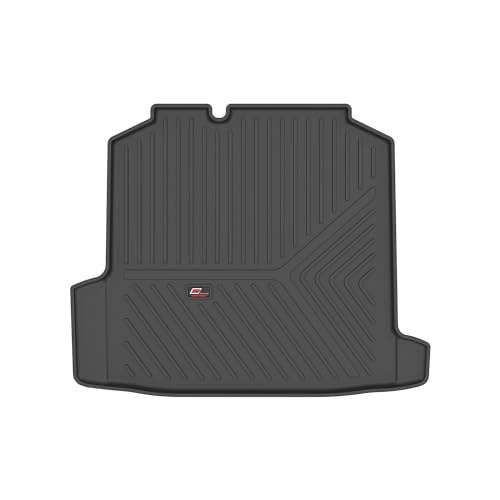 Image of GFX TPV Universal Car Trunk Mat Black | Premium Non-Slip Trunk Mats Compatible with Skoda Slavia (2022 -Onwards)| Anti-Tear, All-Weather, Waterproof & Durable Car Mat for Long-Lasting Protection