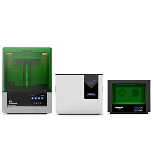 GK3(B) Resin 3D Printer 16K HD LCD 3D Resin Printer Ball Screw Z-axis & App Control & &Smart Heating System & Cure3 Curing Machine 10.3-inche 405nm UV Resin Curing Station & Wash Machine