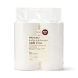 無印良品 やわらかいトイレットペーパー ３倍巻 ダブル ・４個入り／１個あたり長さ８０ｍ 84890994