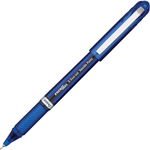 Bolígrafo de gel azul 0.5mm punta fina