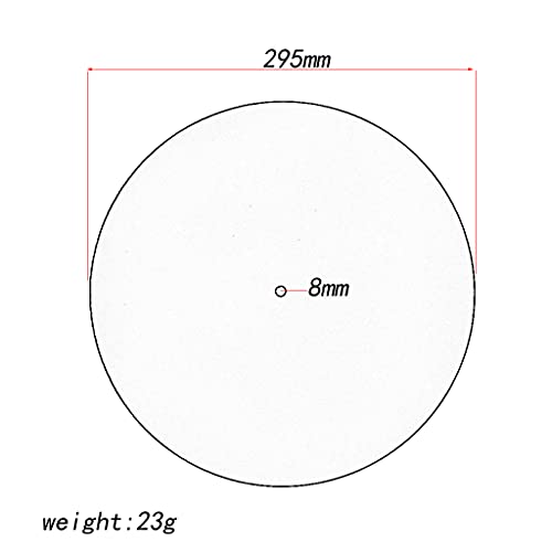 Alnicov Plattenspieler Wollmatte 29,5 cm Audiophile Pad Antistatisch LP Spieler Anti-Vibration - Image 8