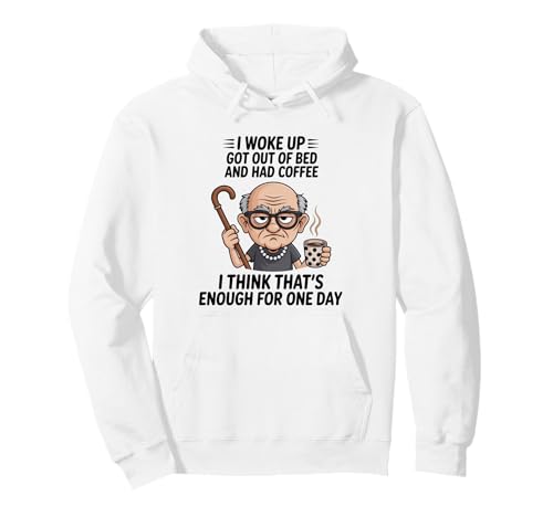 Old Man I Woke Up Got Out Of Bed And Had Coffee �f�U�C�� �p�[�J�[