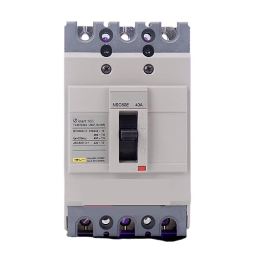 Disjoncteur à boîtier moulé NSC60E tripolaire 40A interrupteur pneumatique
