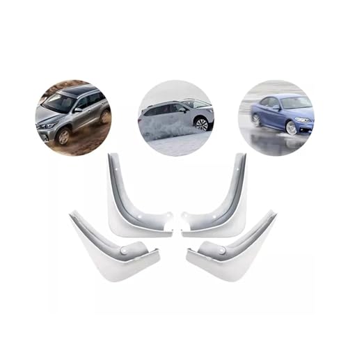 Guardabarros para Tesla Model 3 que evitan arañazos de pintura kit blanco 5