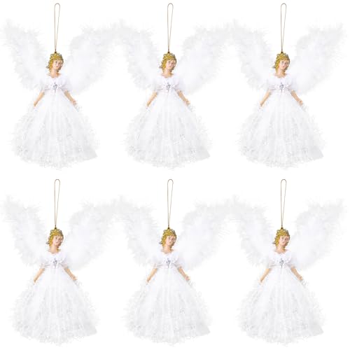 Wior ZZ-249 6 Pack 7.5Inch Angel Christmas Ornaments thumb #7