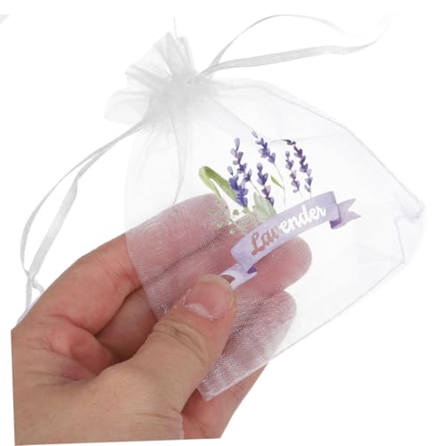 20 bolsas de malla con cierre para sachets de lavanda miniatura 4