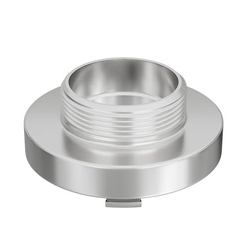 Wiltec Storz Kupplung B 75mm Festkupplung mit Außengewinde 3' 87,45mm aus Aluminium B Schlauchkupplung